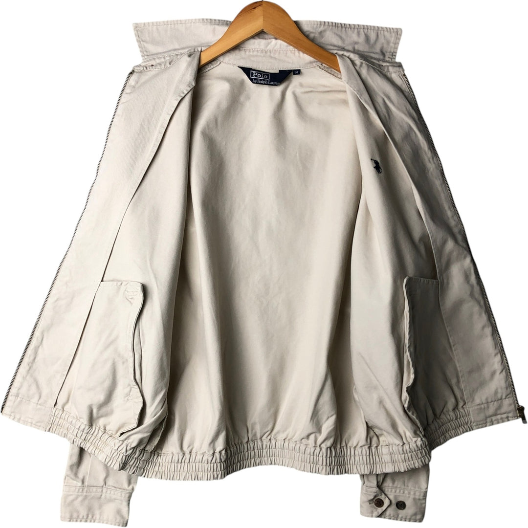 Ralph Lauren POLO by Ralph Lauren Swing Top Sports Jacket Men's M cotton unbleached Vintage Second Hand