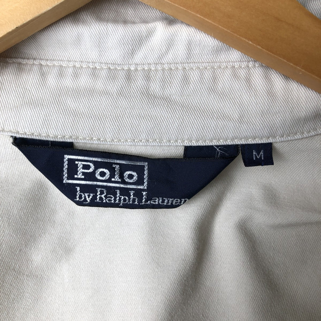 Ralph Lauren POLO by Ralph Lauren Swing Top Sports Jacket Men's M cotton unbleached Vintage Second Hand
