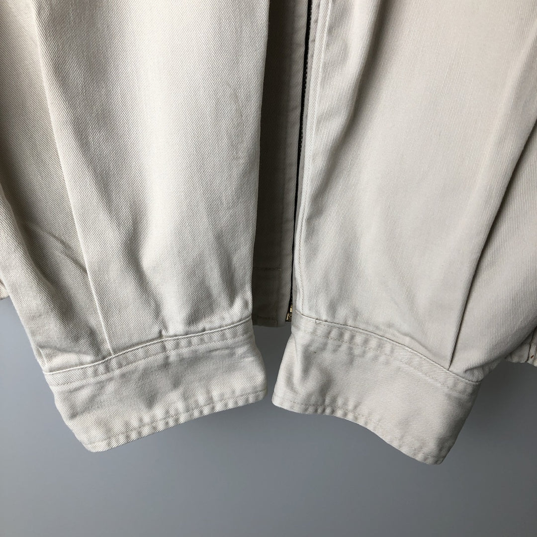 Ralph Lauren POLO by Ralph Lauren Swing Top Sports Jacket Men's M cotton unbleached Vintage Second Hand