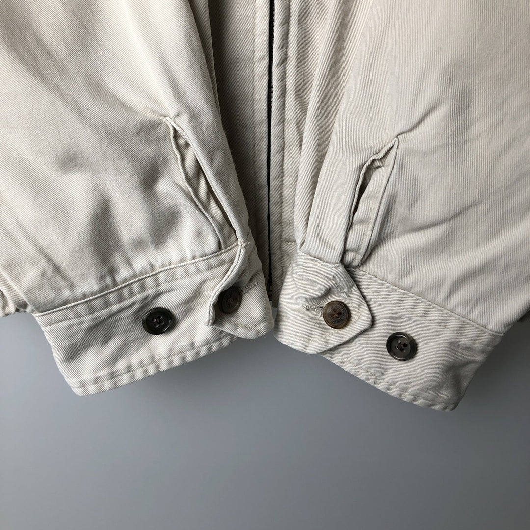 Ralph Lauren POLO by Ralph Lauren Swing Top Sports Jacket Men's M cotton unbleached Vintage Second Hand