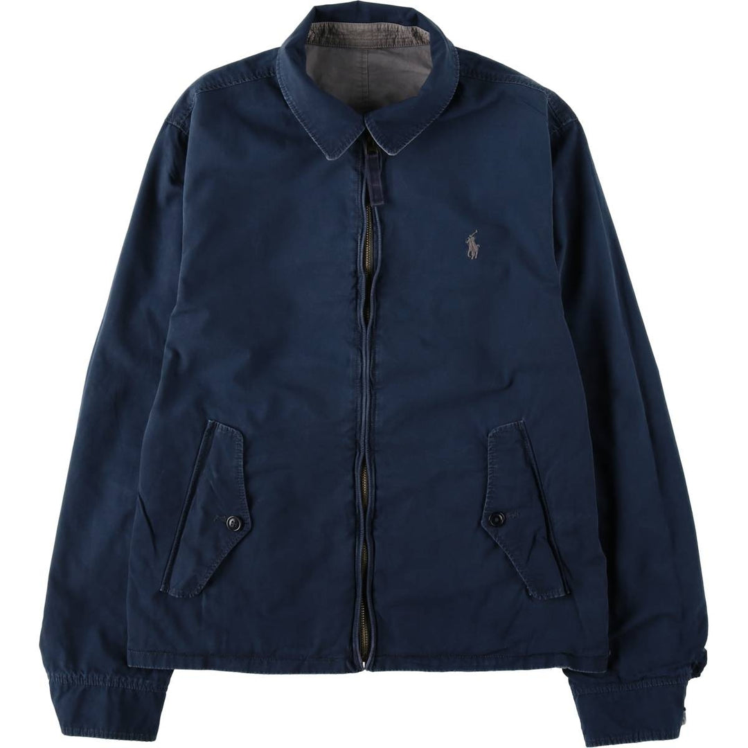 Ralph Lauren POLO by Ralph Lauren Reversible Swing Top Sports Jacket, Men's Size S (approx.) cotton gray type Vintage Second Hand