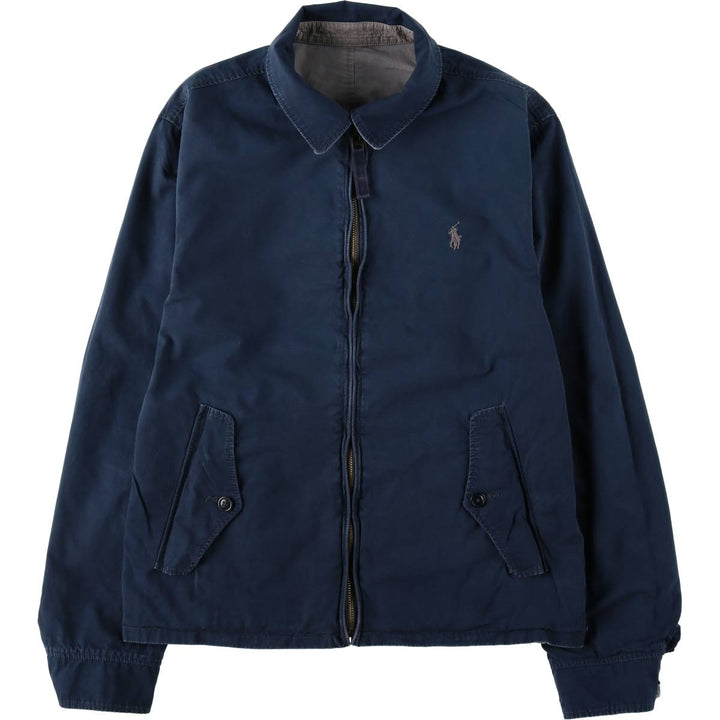 Ralph Lauren POLO by Ralph Lauren Reversible Swing Top Sports Jacket, Men's Size S (approx.) cotton gray type Vintage Second Hand