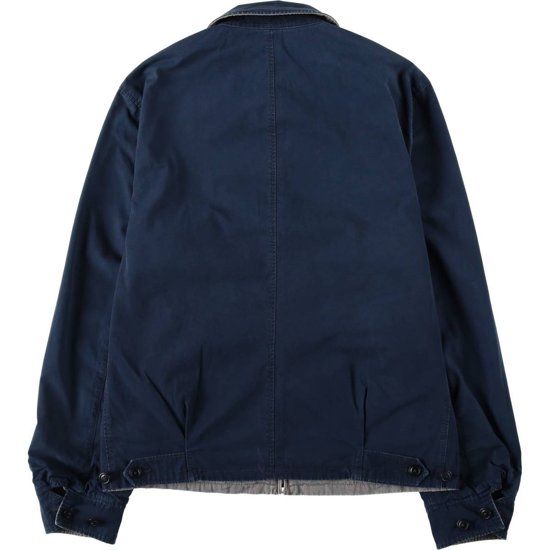 Ralph Lauren POLO by Ralph Lauren Reversible Swing Top Sports Jacket, Men's Size S (approx.) cotton gray type Vintage Second Hand