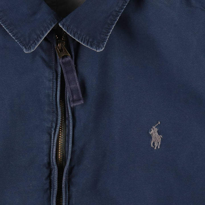 Ralph Lauren POLO by Ralph Lauren Reversible Swing Top Sports Jacket, Men's Size S (approx.) cotton gray type Vintage Second Hand