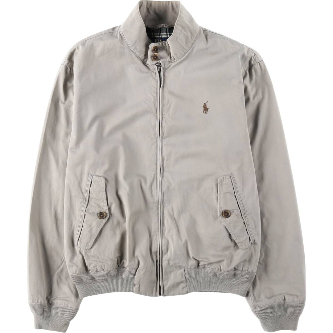 Ralph Lauren POLO RALPH LAUREN Harrington Jacket, Swing Top, Men's Size Small cotton gray type Vintage Second Hand