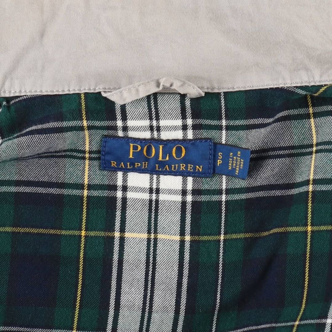 Ralph Lauren POLO RALPH LAUREN Harrington Jacket, Swing Top, Men's Size Small cotton gray type Vintage Second Hand