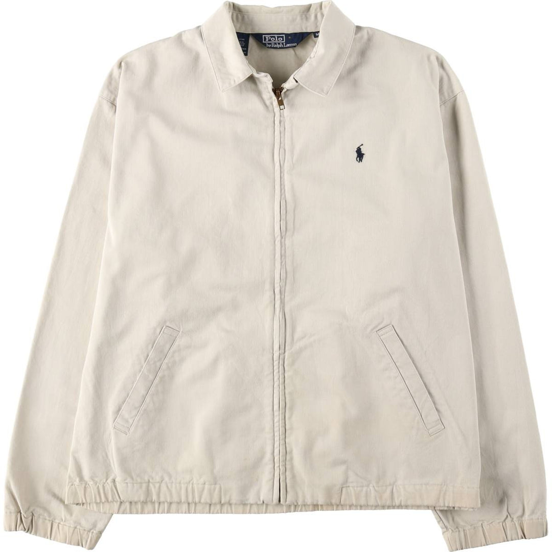 Ralph Lauren POLO by Ralph Lauren Swing Top Sports Jacket Men's M cotton ivory Vintage Second Hand