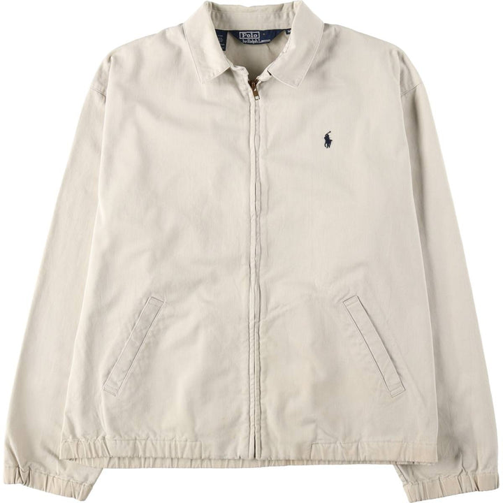 Ralph Lauren POLO by Ralph Lauren Swing Top Sports Jacket Men's M cotton ivory Vintage Second Hand
