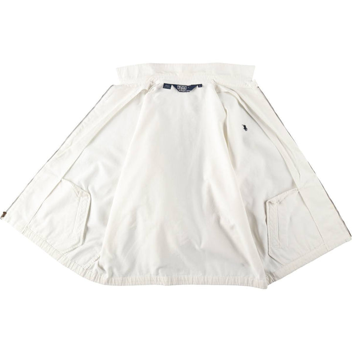 Ralph Lauren POLO by Ralph Lauren Swing Top Sports Jacket Men's L size cotton white type Vintage Second Hand