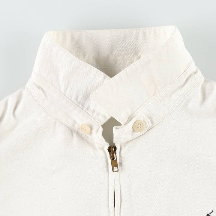 Ralph Lauren POLO by Ralph Lauren Swing Top Sports Jacket Men's L size cotton white type Vintage Second Hand