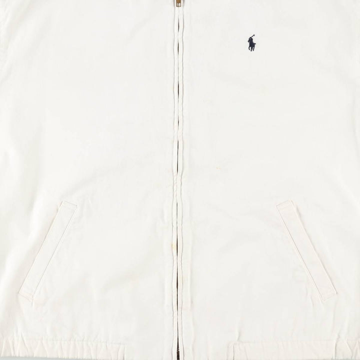 Ralph Lauren POLO by Ralph Lauren Swing Top Sports Jacket Men's L size cotton white type Vintage Second Hand