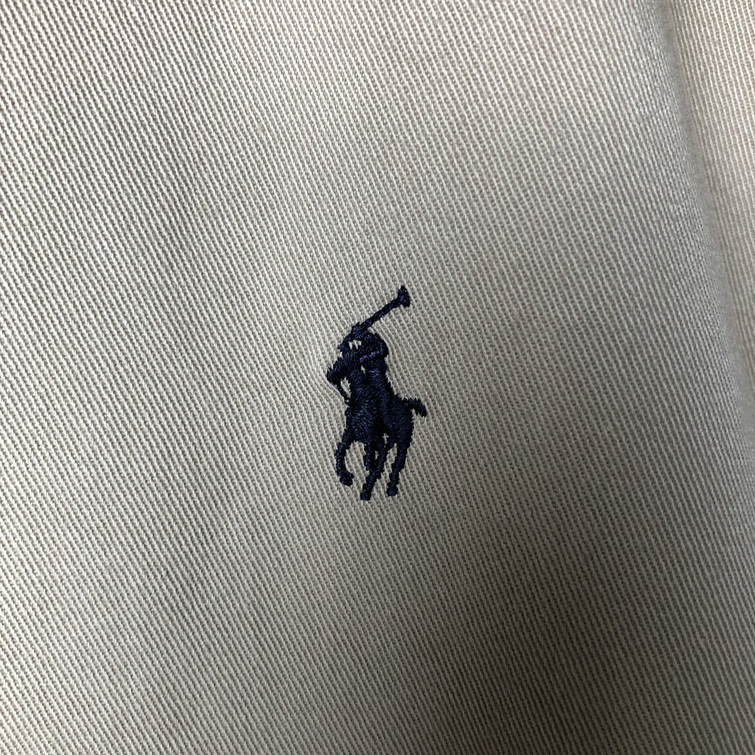 Ralph Lauren POLO by Ralph Lauren Swing Top Sports Jacket Men's L size cotton Khaki type beige Vintage Second Hand