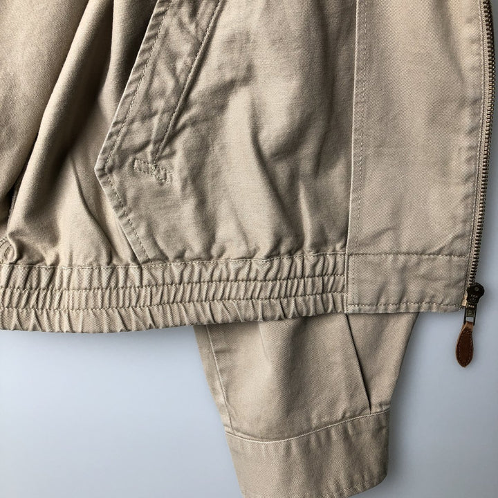 Ralph Lauren POLO by Ralph Lauren Swing Top Sports Jacket Men's L size cotton Khaki type beige Vintage Second Hand