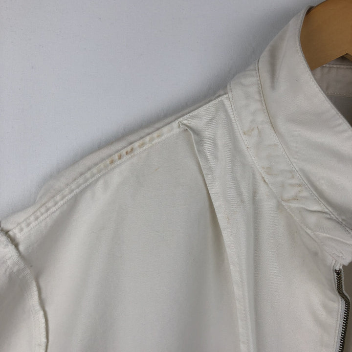 Ralph Lauren POLO by Ralph Lauren Swing Top Sports Jacket Men's XXL cotton pale white type Vintage Second Hand