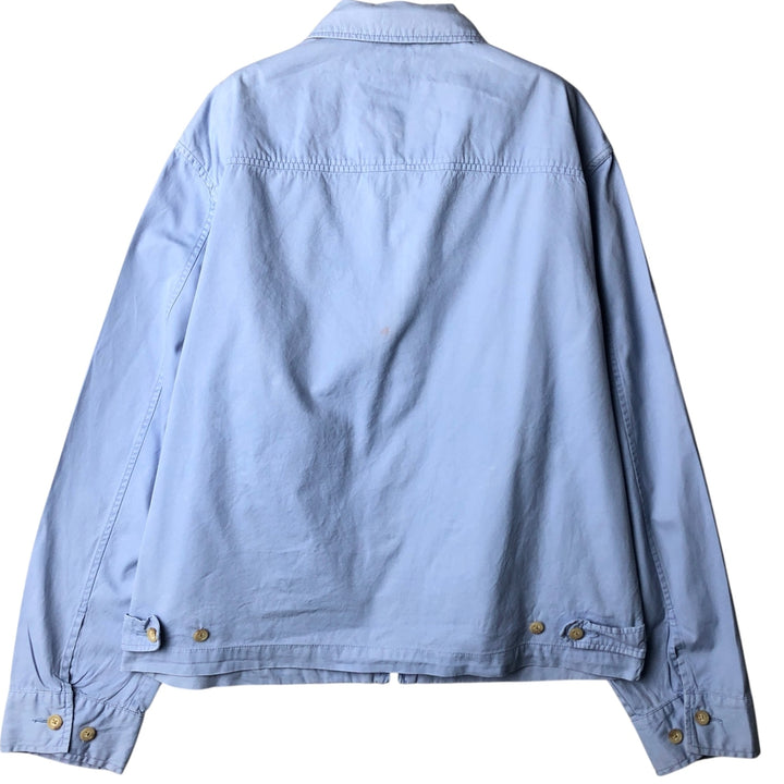 Ralph Lauren POLO by Ralph Lauren Swing Top Sports Jacket Men's L size cotton Blue type light blue Vintage Second Hand