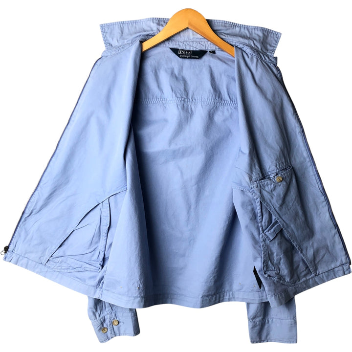 Ralph Lauren POLO by Ralph Lauren Swing Top Sports Jacket Men's L size cotton Blue type light blue Vintage Second Hand
