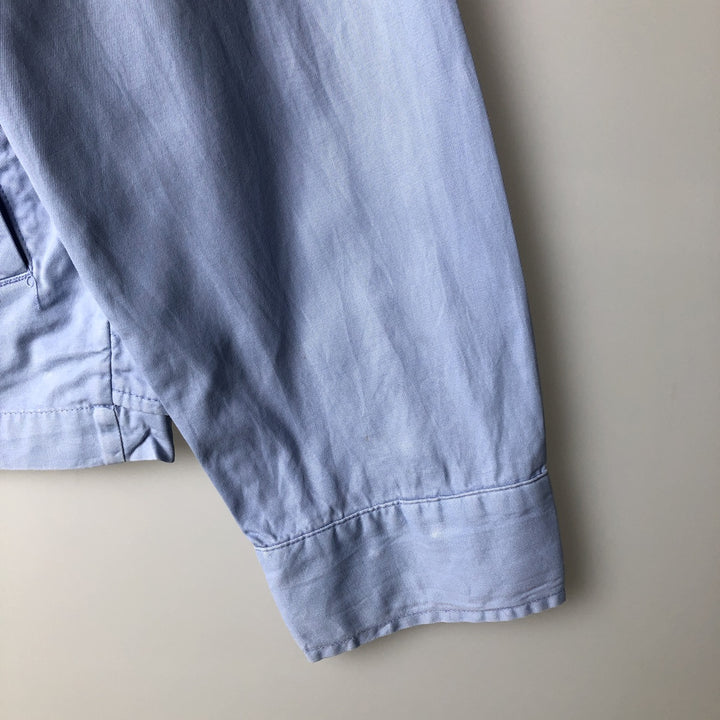 Ralph Lauren POLO by Ralph Lauren Swing Top Sports Jacket Men's L size cotton Blue type light blue Vintage Second Hand