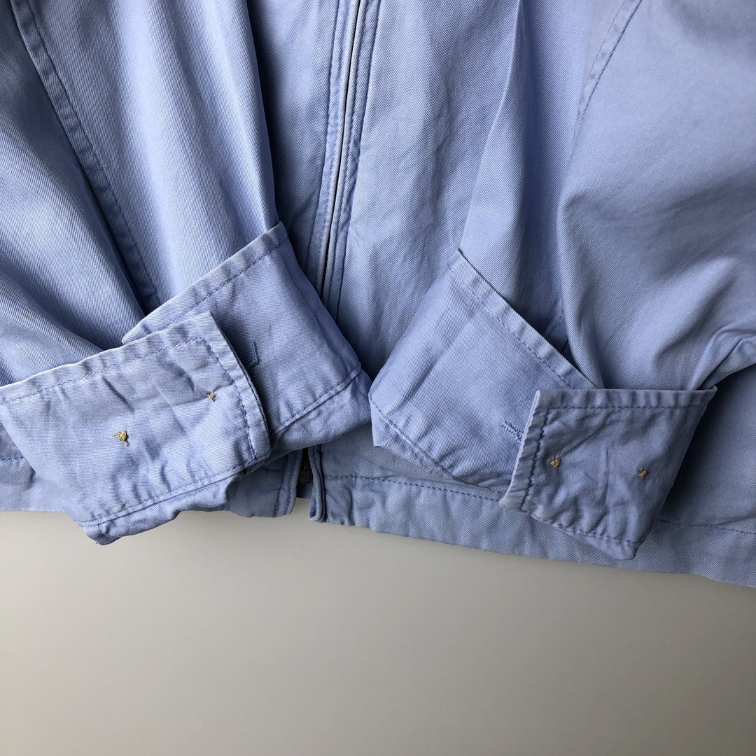 Ralph Lauren POLO by Ralph Lauren Swing Top Sports Jacket Men's L size cotton Blue type light blue Vintage Second Hand