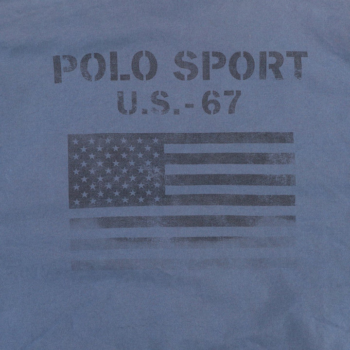 1990'S Ralph Lauren POLO SPORT Swing Top Sport Jacket, Men's Size M (approx.), Vintage cotton blue type Vintage Second Hand