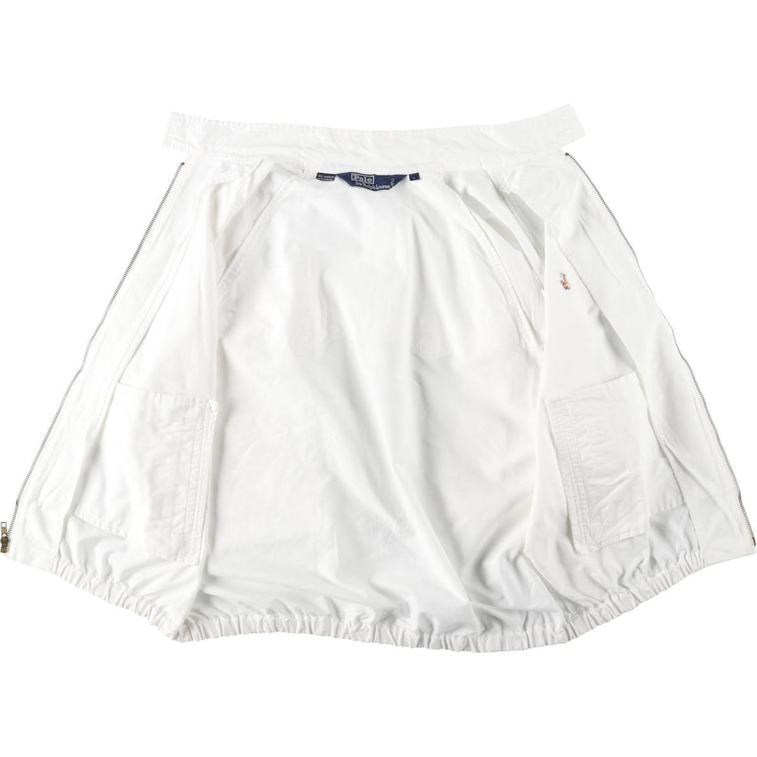 Ralph Lauren POLO by Ralph Lauren Harrington Jacket Swing Top Men's L size cotton white type Vintage Second Hand
