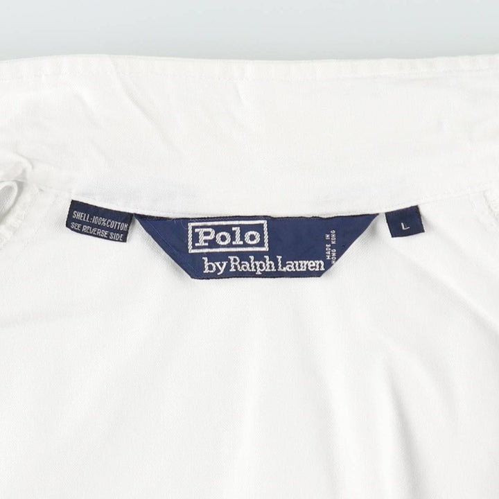 Ralph Lauren POLO by Ralph Lauren Harrington Jacket Swing Top Men's L size cotton white type Vintage Second Hand