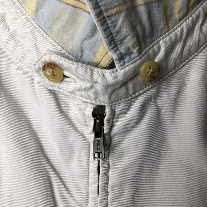 Ralph Lauren POLO by Ralph Lauren Swing Top Sports Jacket Men's XXL cotton white type Vintage Second Hand