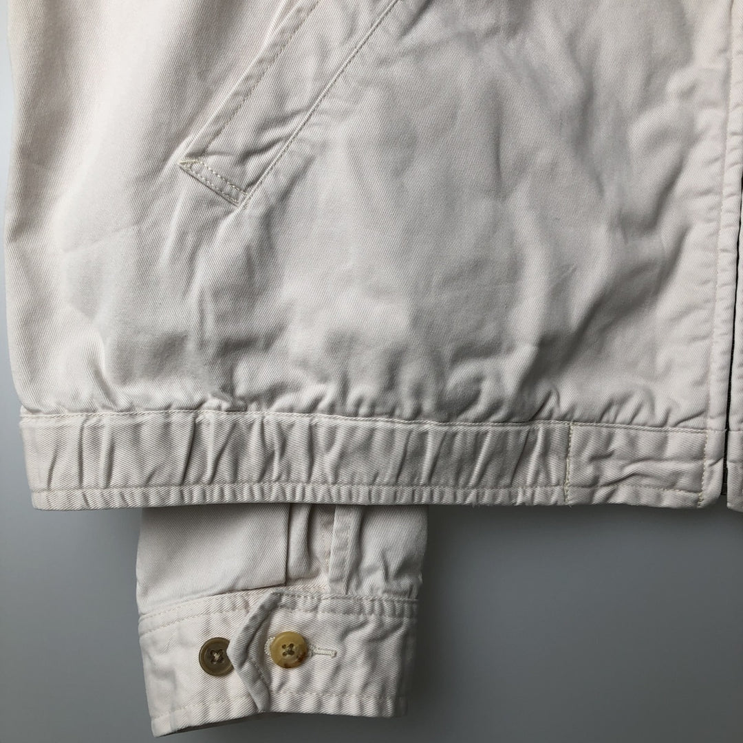 Ralph Lauren POLO by Ralph Lauren Swing Top Sports Jacket Men's XXL cotton white type Vintage Second Hand