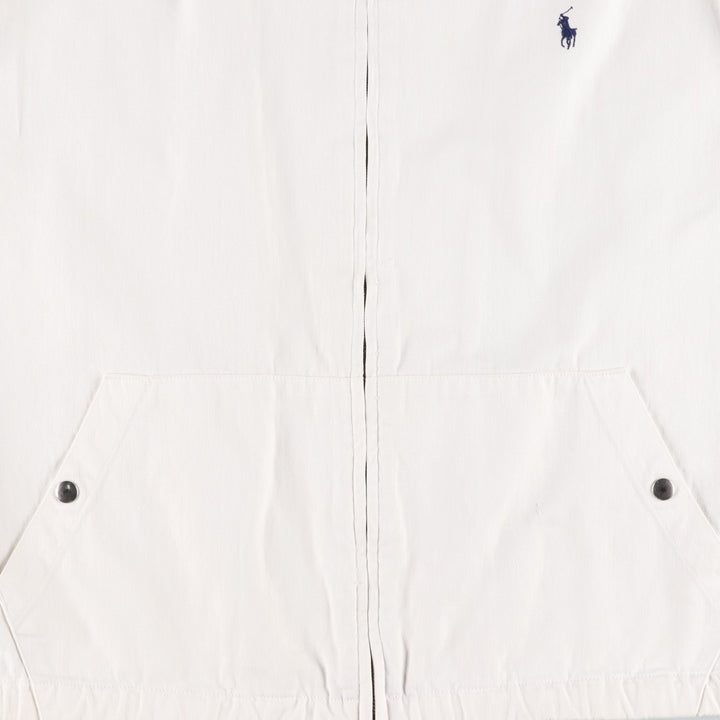 Ralph Lauren POLO by Ralph Lauren Swing Top Sports Jacket Men's L size unclear white type Vintage Second Hand