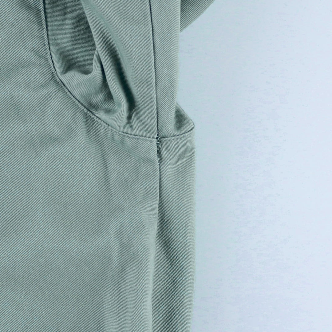 90'S Polo by Ralph Lauren swing top sports jacket, made in the USA, men's size M, vintage cotton Khaki type sage green Vintage Second Hand