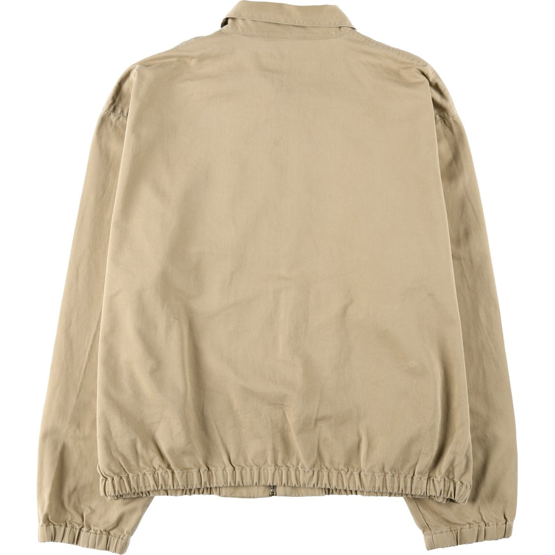Ralph Lauren POLO by Ralph Lauren Swing Top Sports Jacket Made in Canada Men's L size cotton Khaki type beige Vintage Second Hand