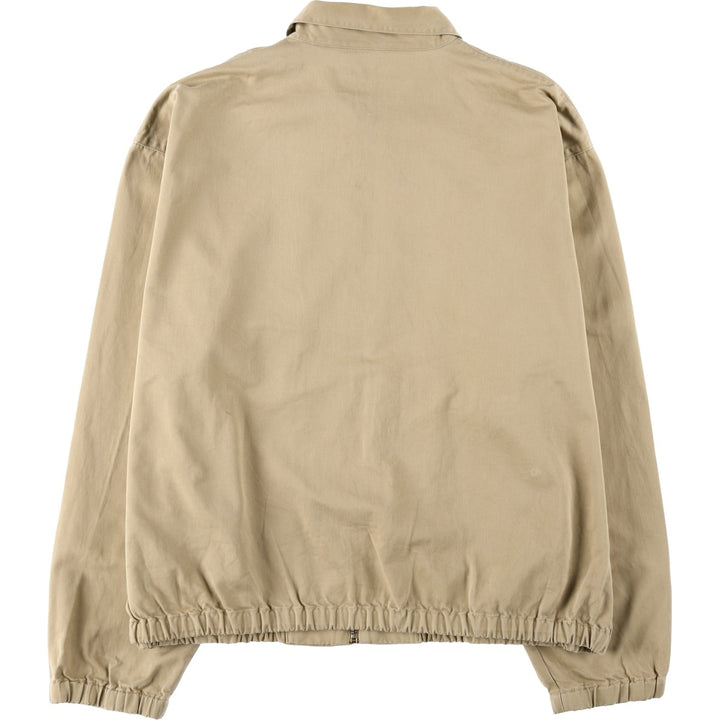 Ralph Lauren POLO by Ralph Lauren Swing Top Sports Jacket Made in Canada Men's L size cotton Khaki type beige Vintage Second Hand