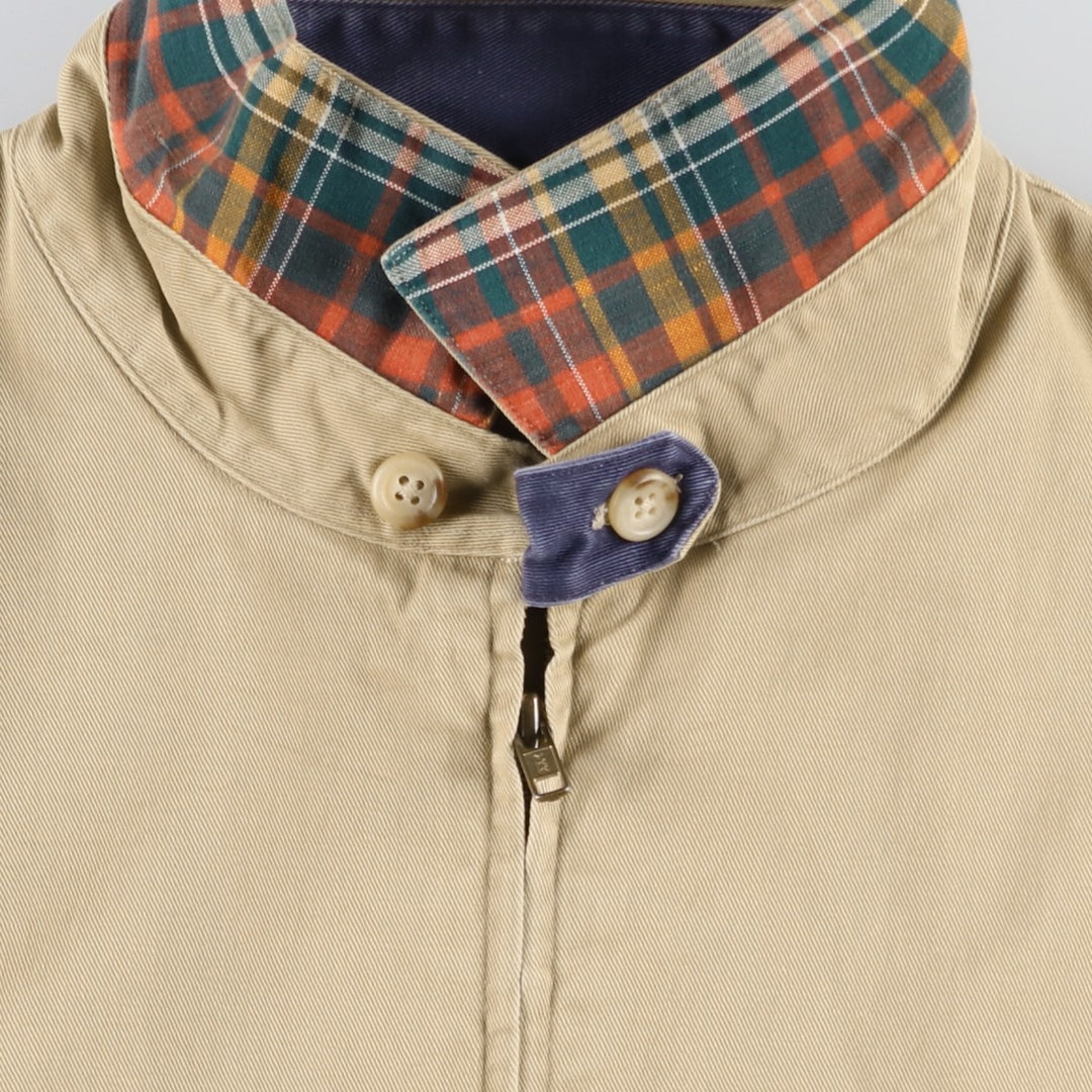 Ralph Lauren POLO by Ralph Lauren Swing Top Sports Jacket Made in Canada Men's L size cotton Khaki type beige Vintage Second Hand