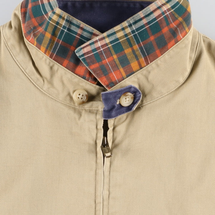 Ralph Lauren POLO by Ralph Lauren Swing Top Sports Jacket Made in Canada Men's L size cotton Khaki type beige Vintage Second Hand