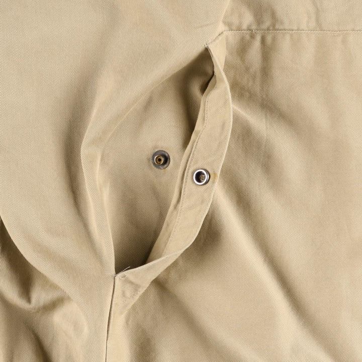 Ralph Lauren POLO by Ralph Lauren Swing Top Sports Jacket Made in Canada Men's L size cotton Khaki type beige Vintage Second Hand
