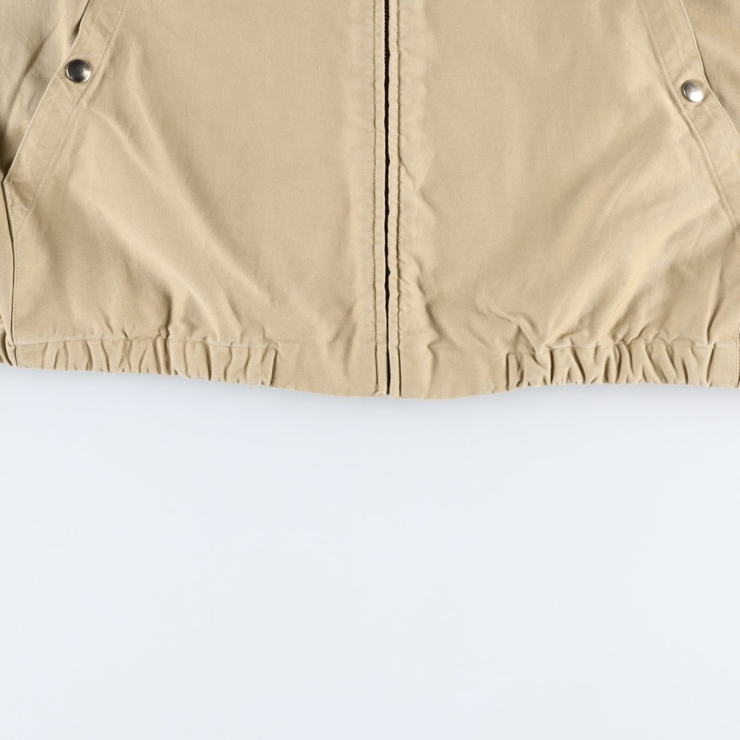 Ralph Lauren POLO by Ralph Lauren Swing Top Sports Jacket Made in Canada Men's L size cotton Khaki type beige Vintage Second Hand