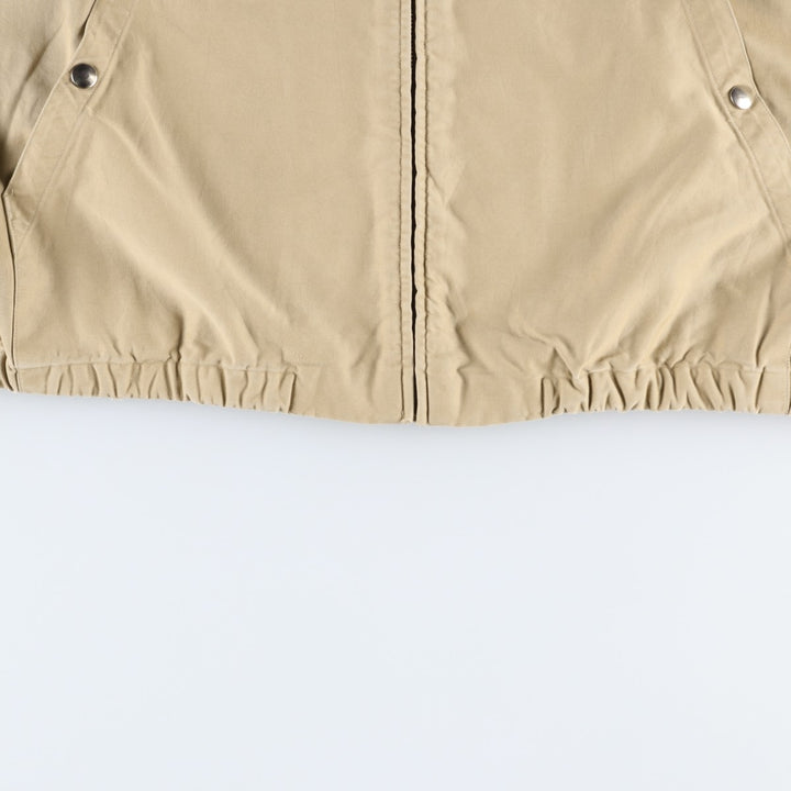Ralph Lauren POLO by Ralph Lauren Swing Top Sports Jacket Made in Canada Men's L size cotton Khaki type beige Vintage Second Hand