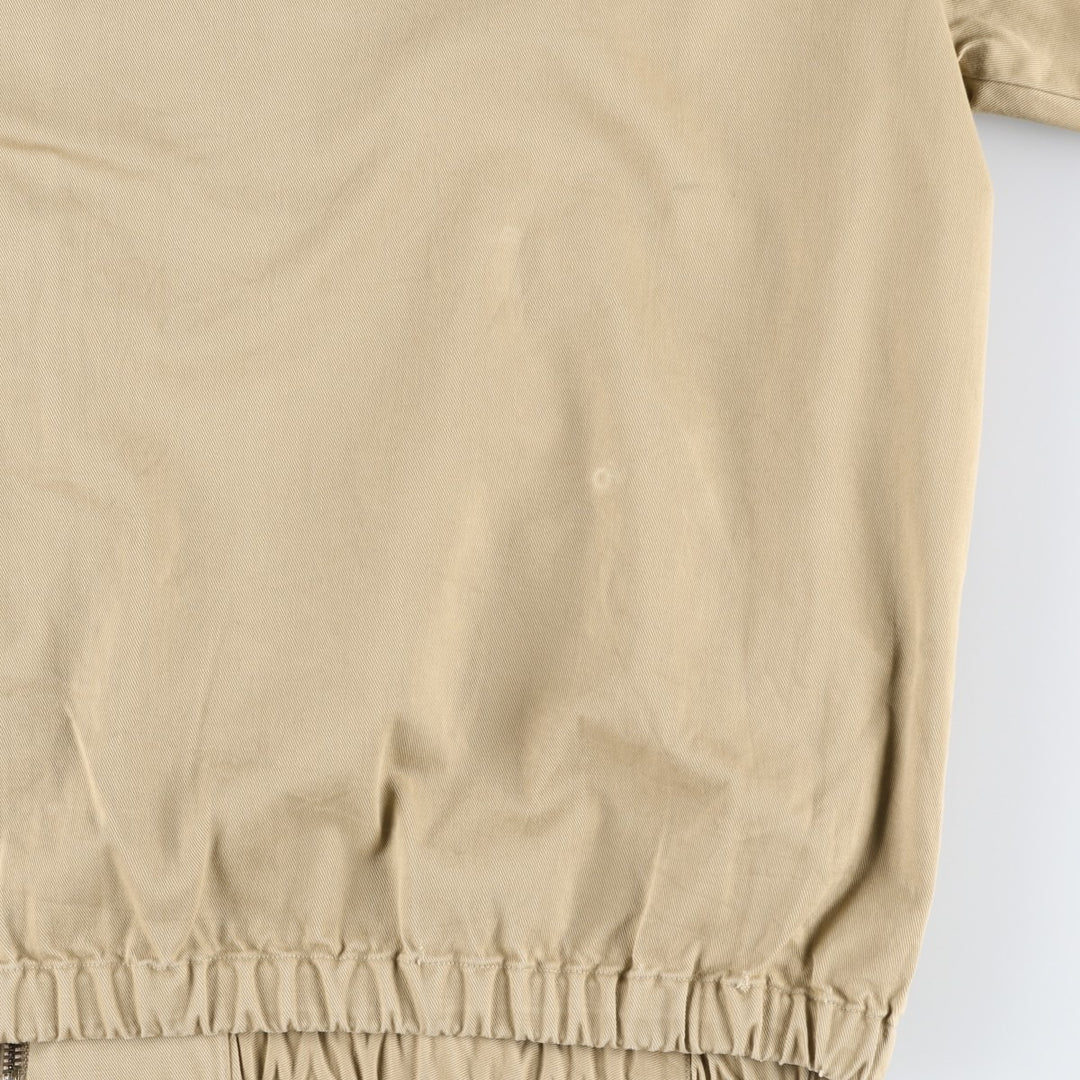 Ralph Lauren POLO by Ralph Lauren Swing Top Sports Jacket Made in Canada Men's L size cotton Khaki type beige Vintage Second Hand