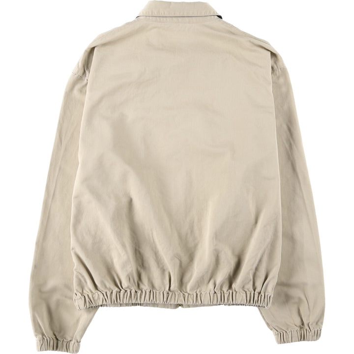 90'S Polo by Ralph Lauren swing top sports jacket, made in the USA, men's size M, vintage cotton Beige type Vintage Second Hand