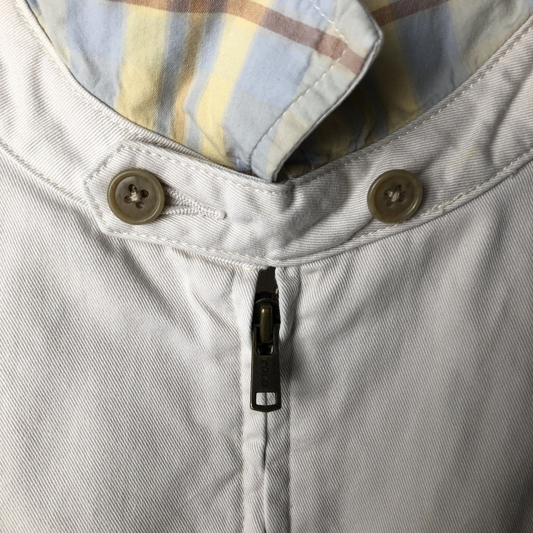 Ralph Lauren POLO by Ralph Lauren Swing Top Sports Jacket Men's L size cotton white type Vintage Second Hand