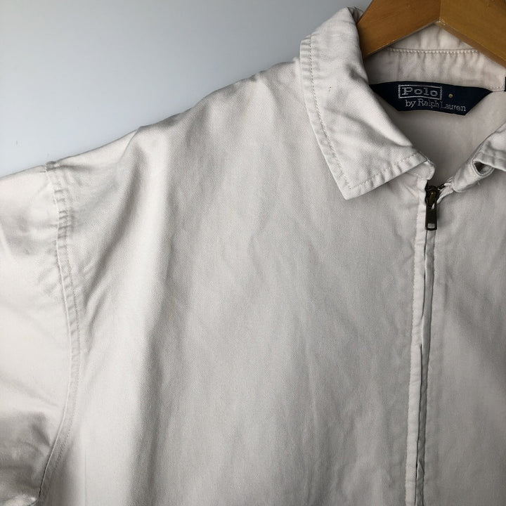 Ralph Lauren POLO by Ralph Lauren Swing Top Sports Jacket Men's L size cotton white type Vintage Second Hand