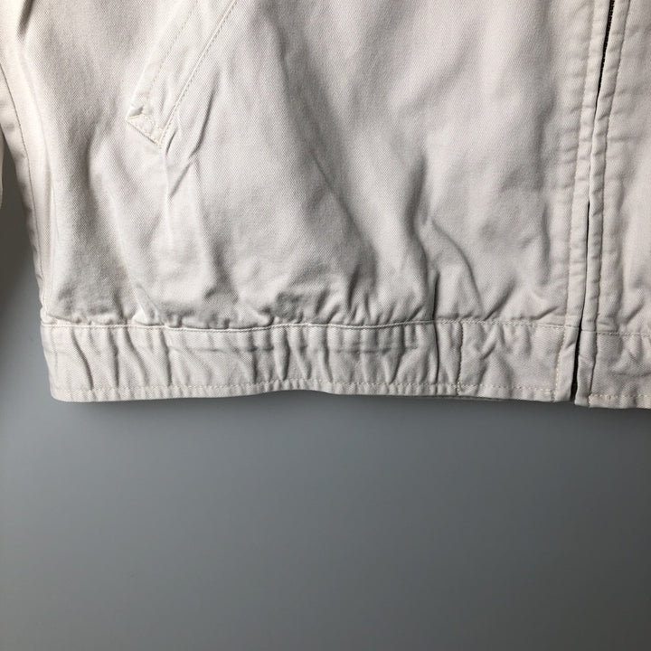 Ralph Lauren POLO by Ralph Lauren Swing Top Sports Jacket Men's L size cotton white type Vintage Second Hand
