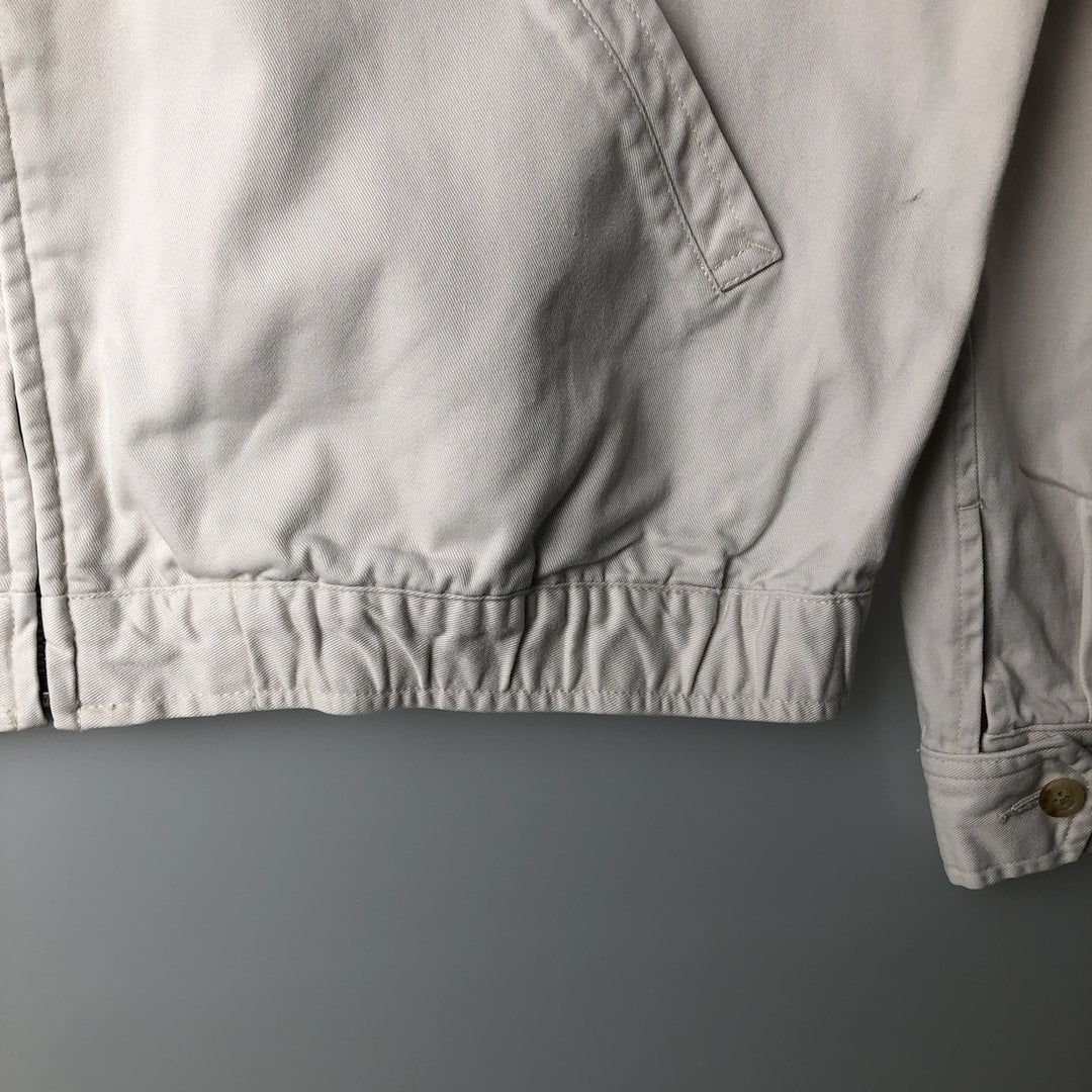 Ralph Lauren POLO by Ralph Lauren Swing Top Sports Jacket Men's L size cotton white type Vintage Second Hand