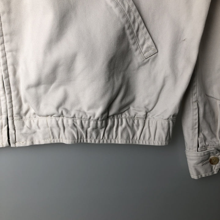 Ralph Lauren POLO by Ralph Lauren Swing Top Sports Jacket Men's L size cotton white type Vintage Second Hand