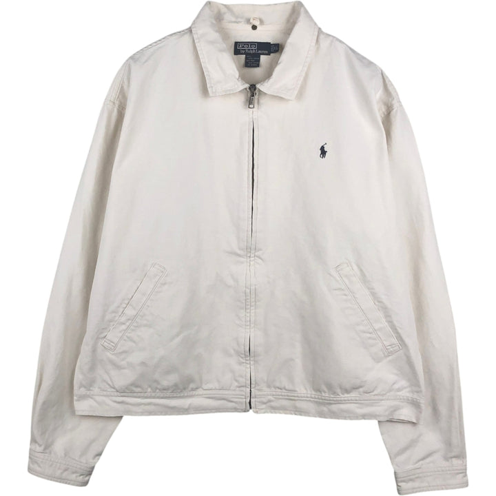 Ralph Lauren POLO by Ralph Lauren Swing Top Sports Jacket Men's XL cotton white type Vintage Second Hand