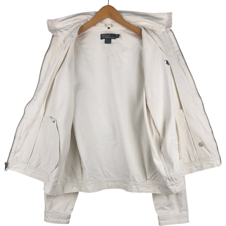 Ralph Lauren POLO by Ralph Lauren Swing Top Sports Jacket Men's XL cotton white type Vintage Second Hand