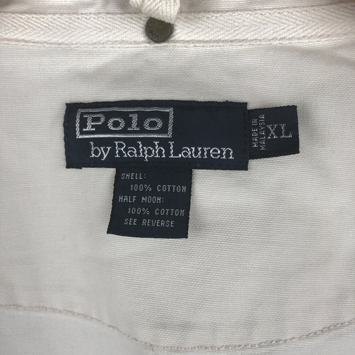 Ralph Lauren POLO by Ralph Lauren Swing Top Sports Jacket Men's XL cotton white type Vintage Second Hand