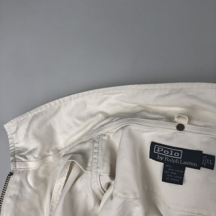 Ralph Lauren POLO by Ralph Lauren Swing Top Sports Jacket Men's XL cotton white type Vintage Second Hand