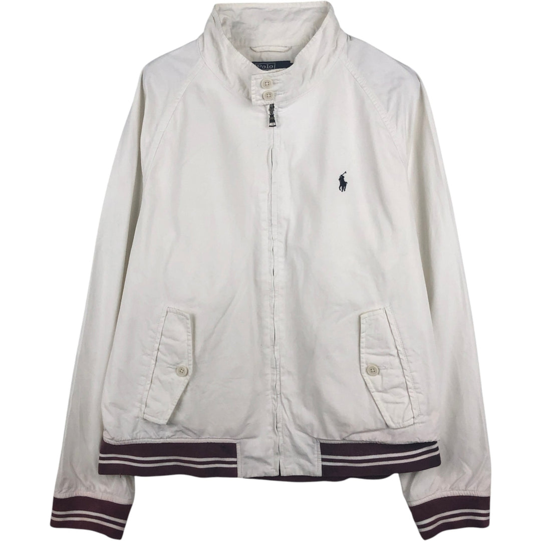 Ralph Lauren POLO by Ralph Lauren Harrington Jacket Swing Top Men's L size cotton white type Vintage Second Hand