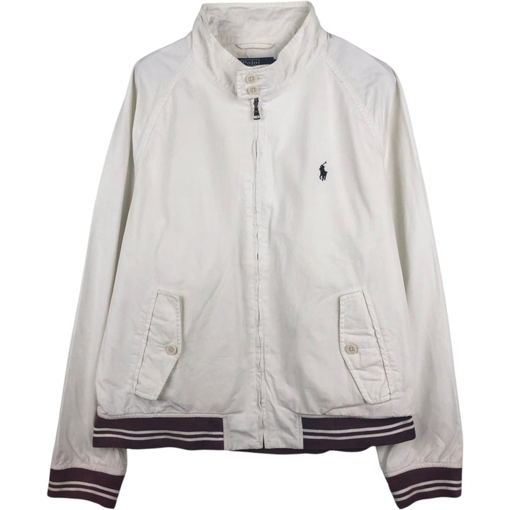 Ralph Lauren POLO by Ralph Lauren Harrington Jacket Swing Top Men's L size cotton white type Vintage Second Hand