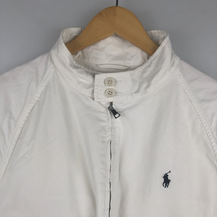Ralph Lauren POLO by Ralph Lauren Harrington Jacket Swing Top Men's L size cotton white type Vintage Second Hand